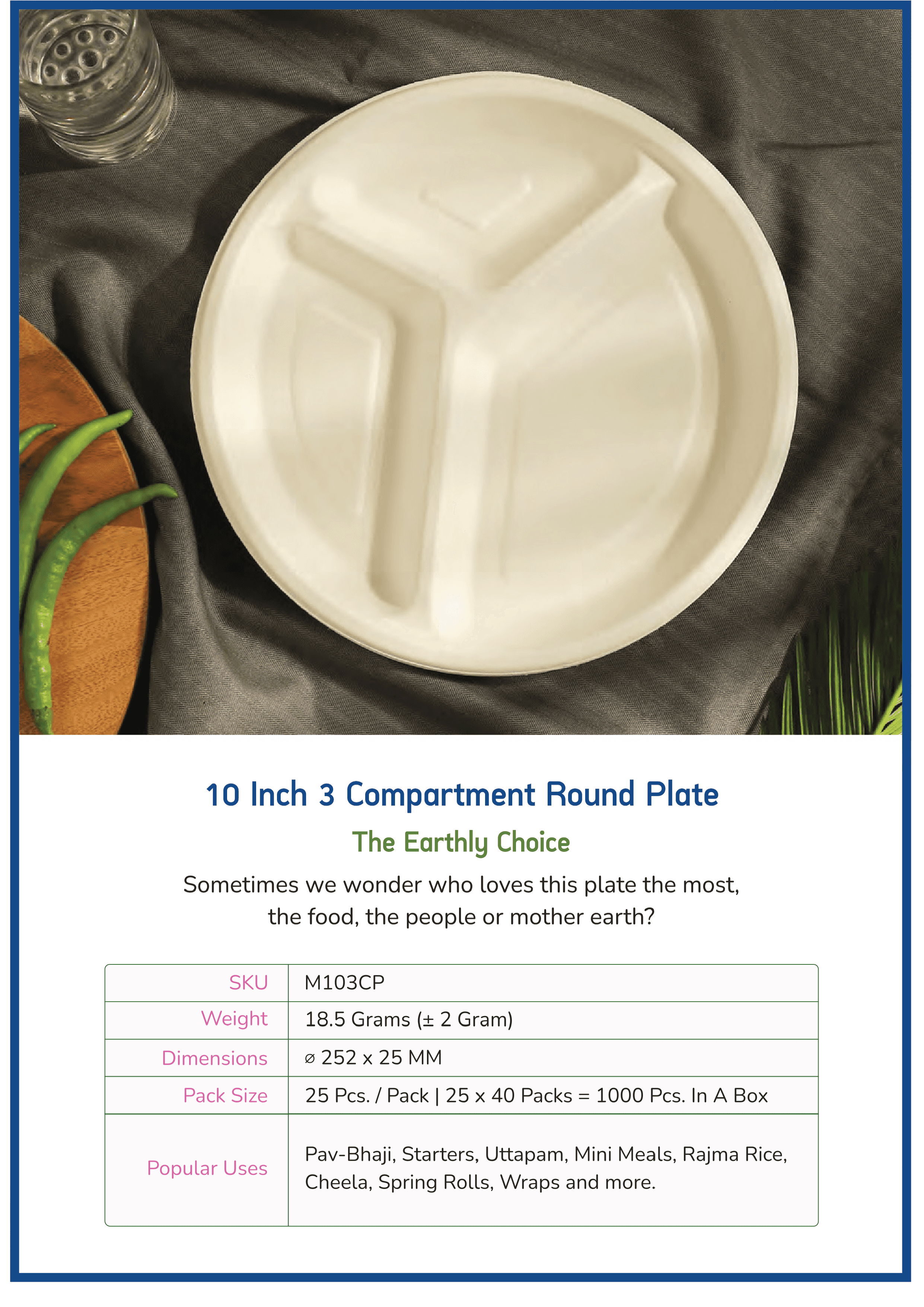 12 Inch Regular Round Plate